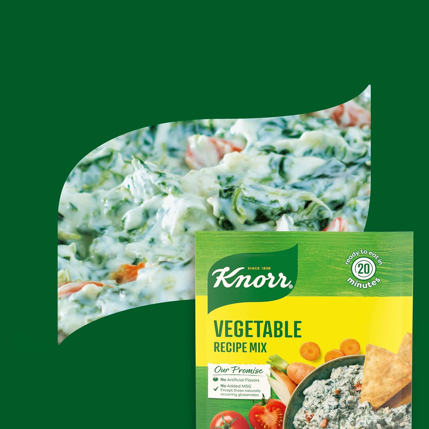 Knorr Vegetable Dry Soup Mix Single Packet for Uncluttered Pantry Essentials 1.4 oz