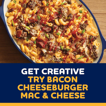 Kraft Deluxe Mac & Cheese – Simple Three-Ingredient Dinner for Intentional Kitchens, 3 ct 14 oz Boxes