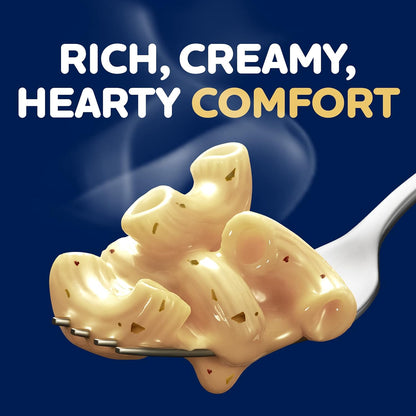 Kraft Deluxe White Cheddar Garlic & Herbs Mac and Cheese – Cozy Self-Care Dinner, Real Cheese Mindful Meal