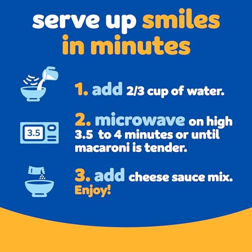 Kraft Easy Mac 18-Count Easy Mac Packs – Streamlined Emergency Pantry Stock for Simple Homes