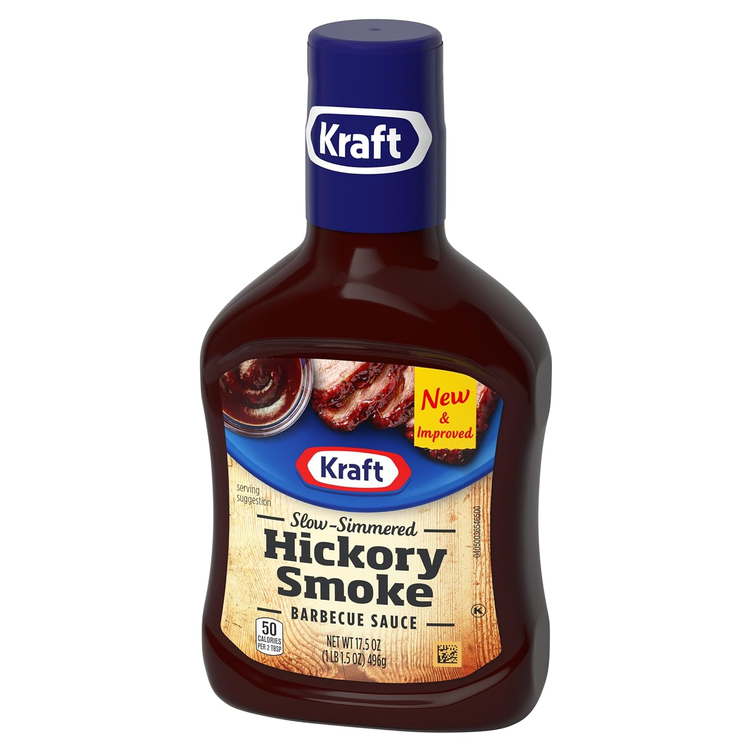 Kraft Hickory Smoke Slow-Simmered Barbecue Sauce, 17.5 oz Bottle – Birthday Gift for the Host Who Always Hosts Cookouts