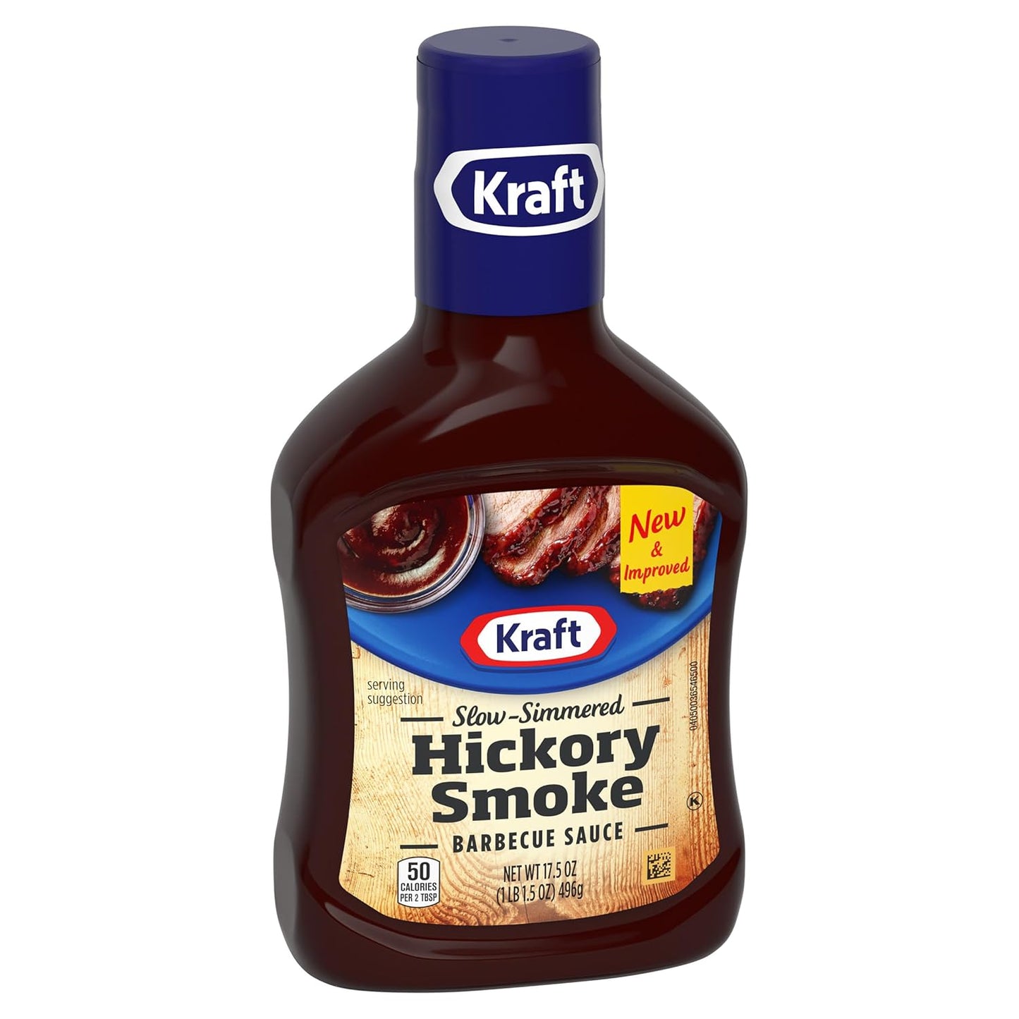 Kraft Hickory Smoke Slow-Simmered Barbecue Sauce, 17.5 oz Bottle – Birthday Gift for the Host Who Always Hosts Cookouts