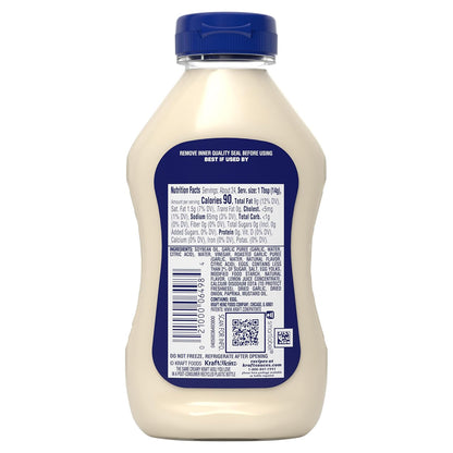 Kraft Mayo Garlic Aioli (12 oz) – Time-Saving Condiment for Parents Cooking Fast Family Dinners