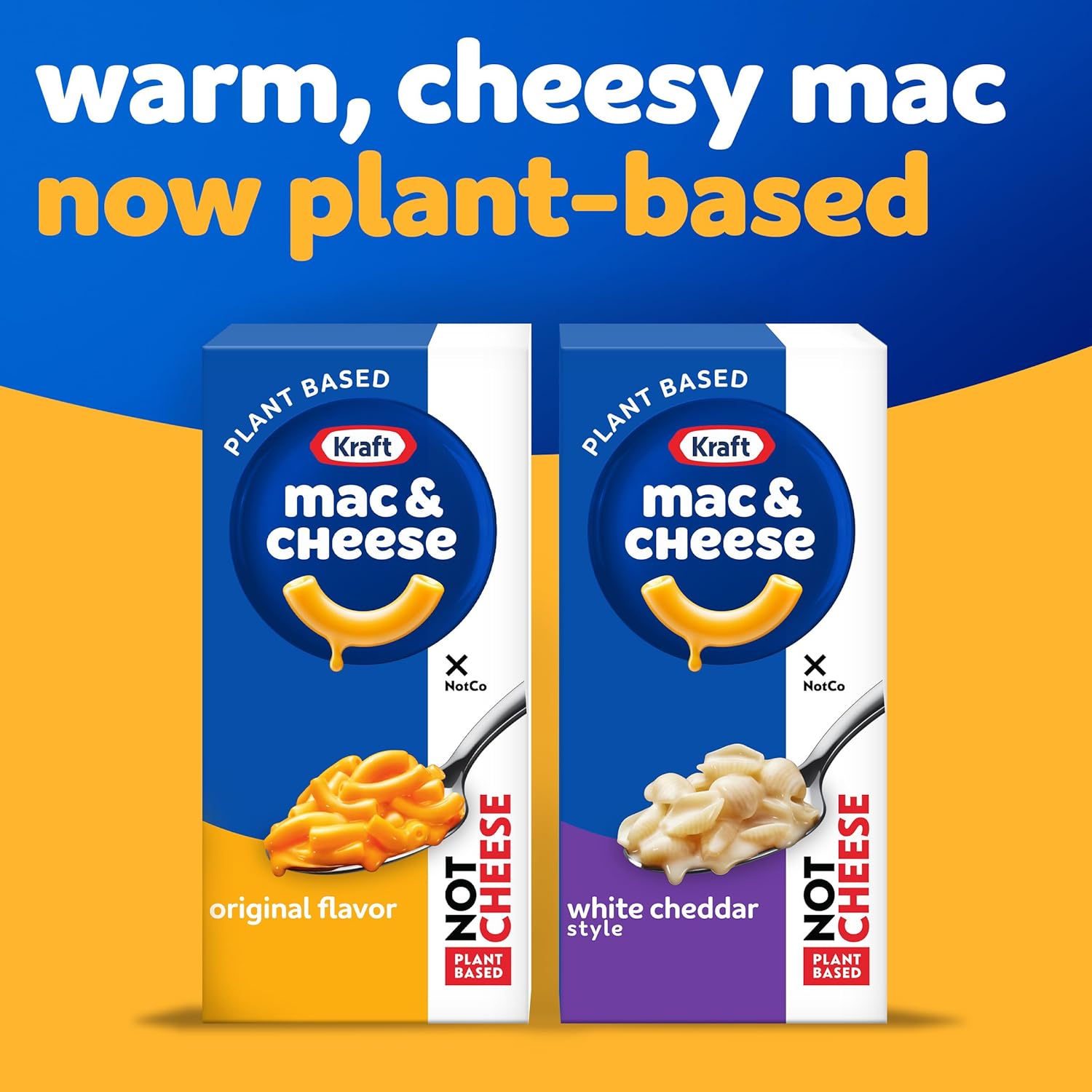 Kraft NotCo Original Plant Based Mac & Cheese – Simple Two Step Stovetop Mac for Intentional Plant Based Eating, 6 oz Box