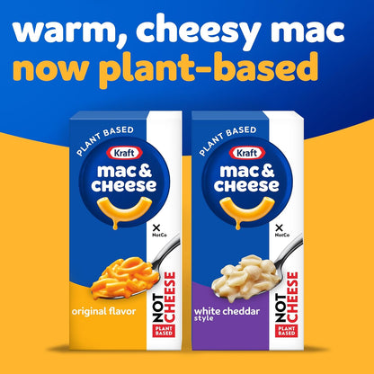 Kraft NotCo Original Plant Based Mac & Cheese – Simple Two Step Stovetop Mac for Intentional Plant Based Eating, 6 oz Box