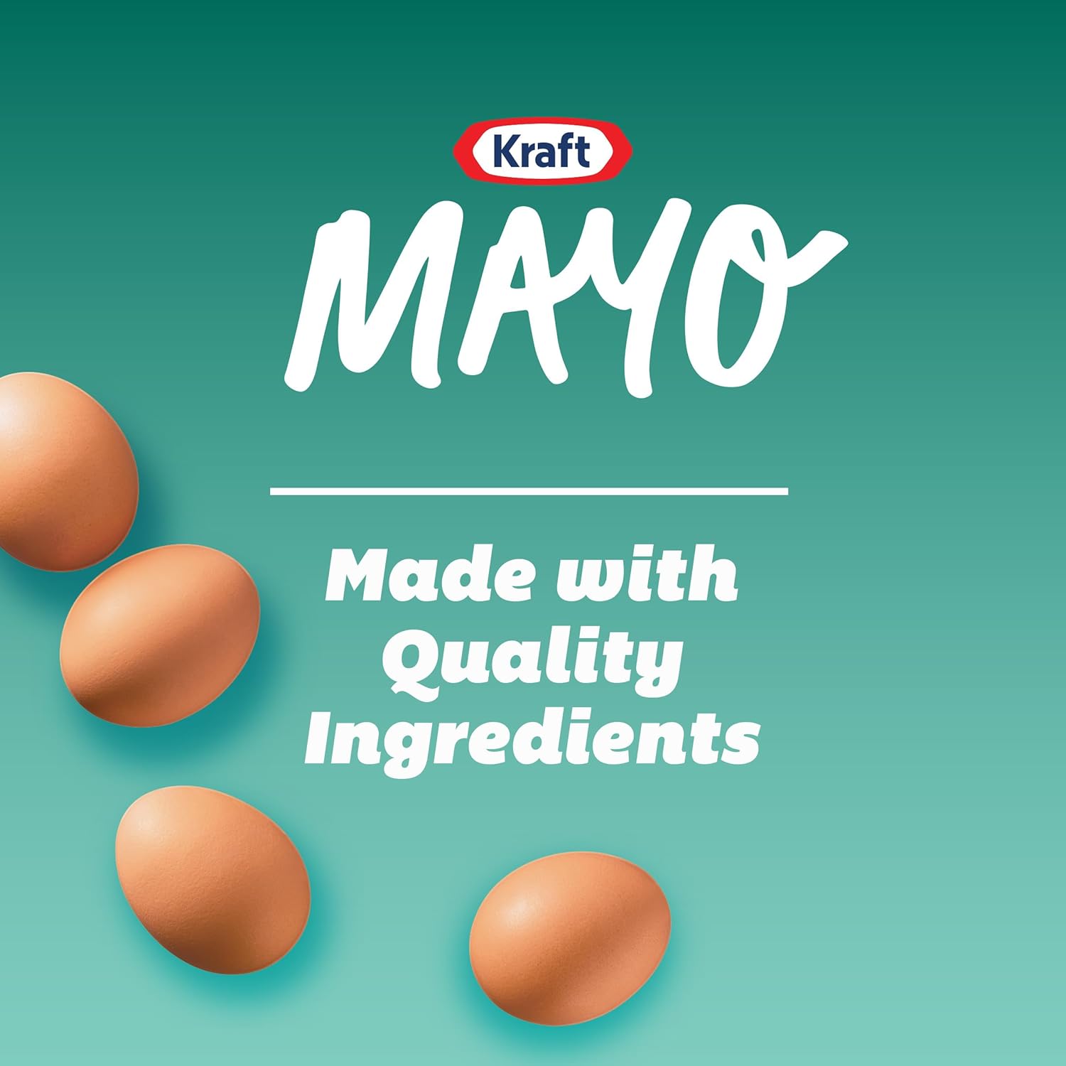 Kraft Real Mayo Creamy & Smooth Mayonnaise for Birthday Gifts for Home Cooks and Pantry-Stocking Surprises, 30 fl oz Jar