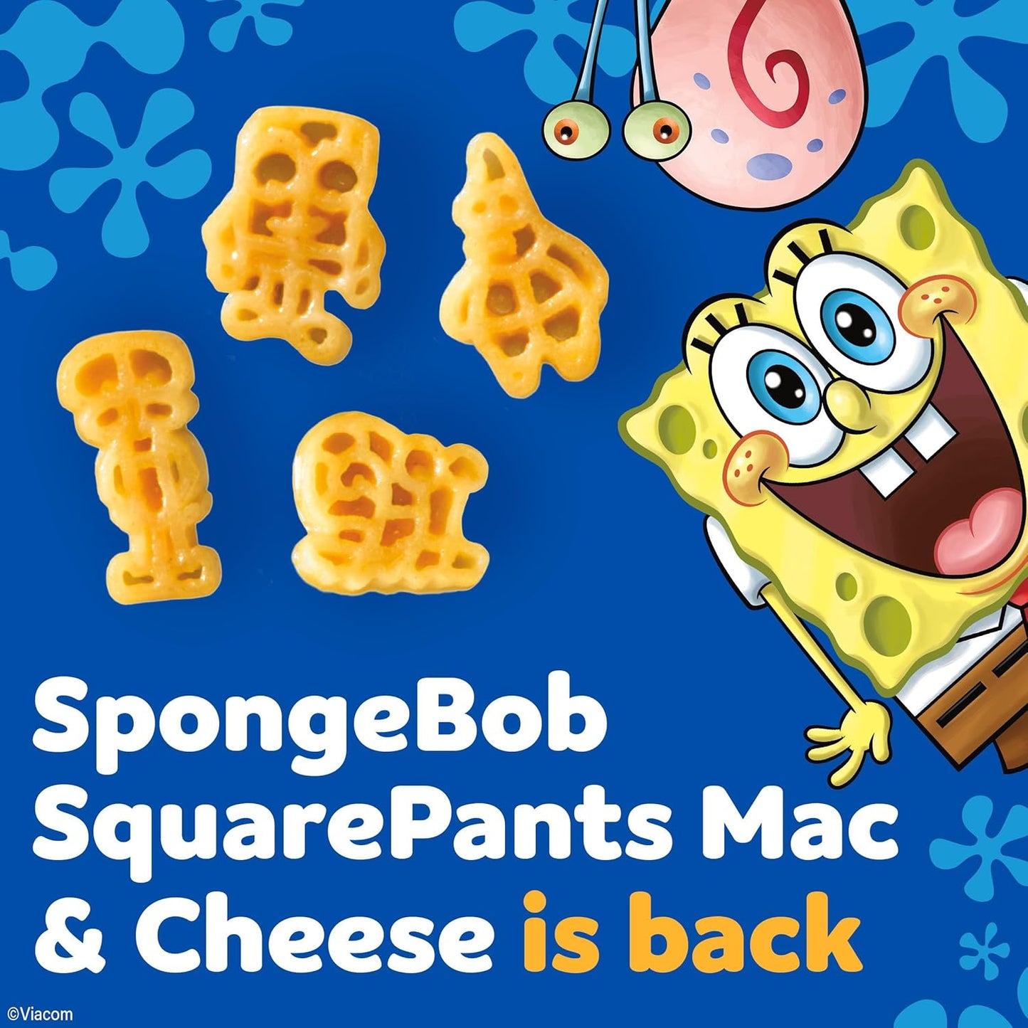Kraft SpongeBob Macaroni Single-Serve Cups Nostalgic Feel-Good Lunch for Busy Office Wellness 4 Pack