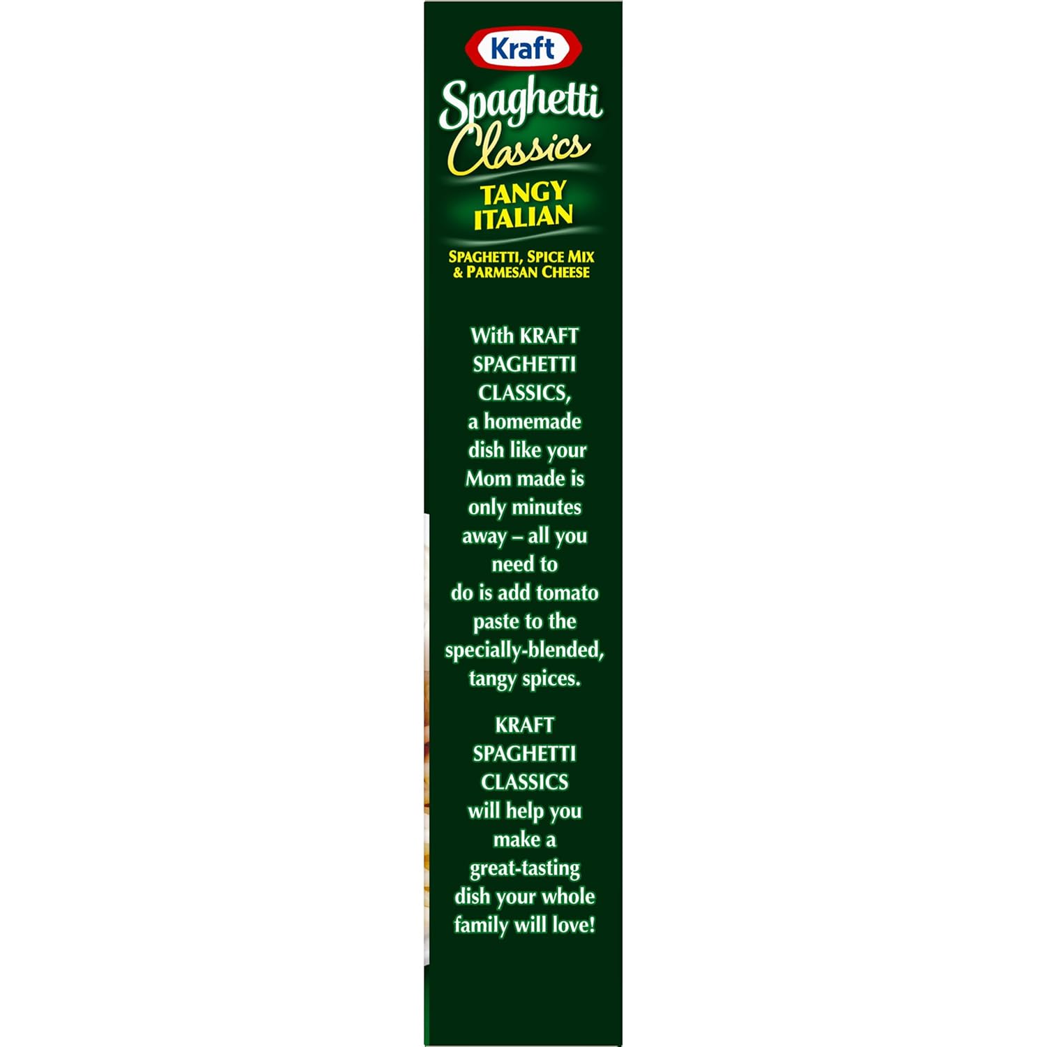 Kraft Tangy Italian Spaghetti Kit — No-Fuss Beginner Dinner with Minimal Ingredients, Ready in 30 Minutes, 8 oz
