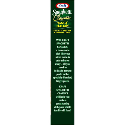 Kraft Tangy Italian Spaghetti Kit — No-Fuss Beginner Dinner with Minimal Ingredients, Ready in 30 Minutes, 8 oz