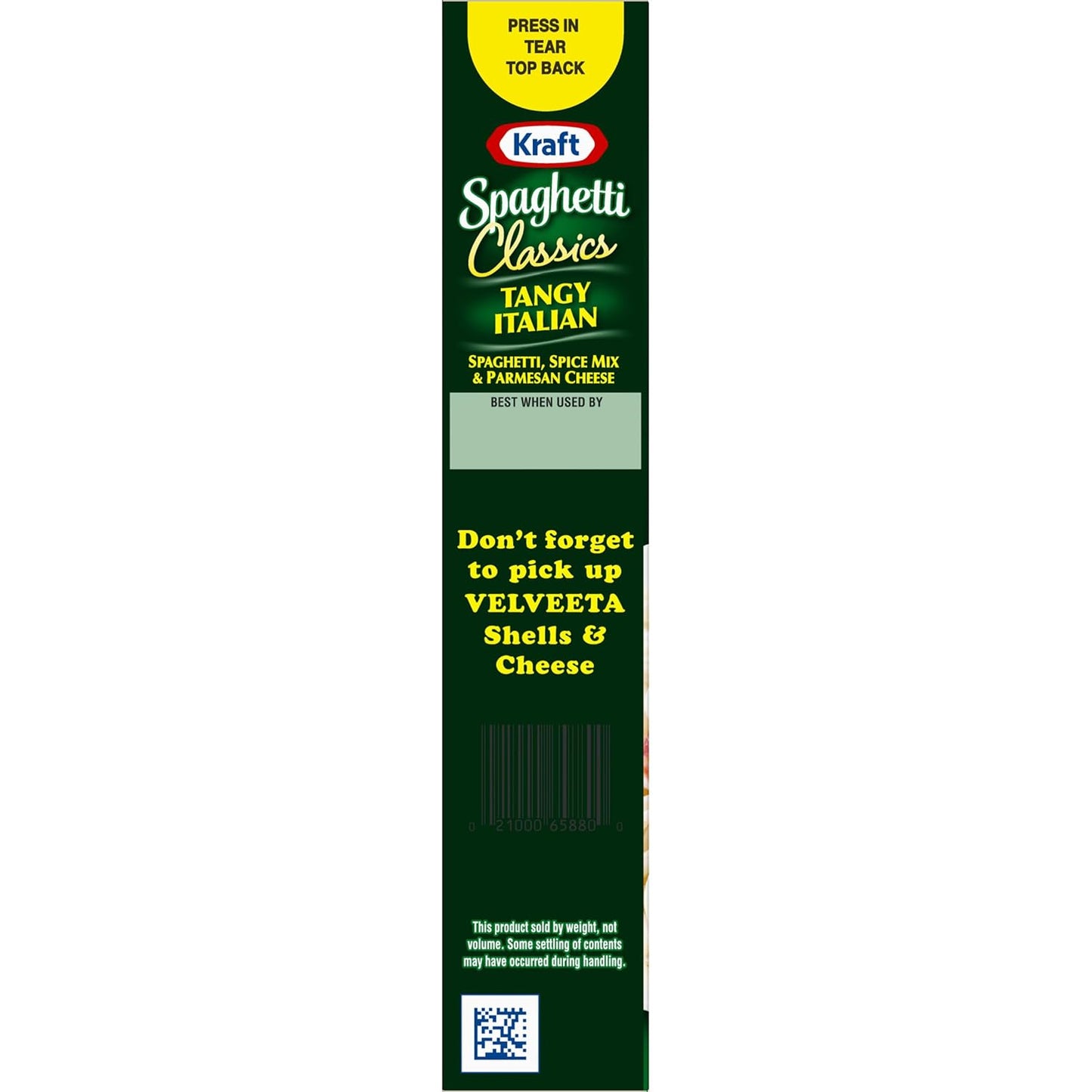 Kraft Tangy Italian Spaghetti Kit — No-Fuss Beginner Dinner with Minimal Ingredients, Ready in 30 Minutes, 8 oz