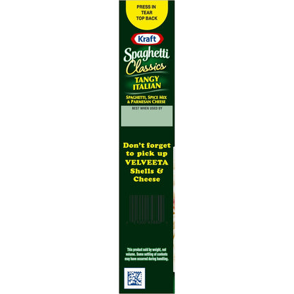 Kraft Tangy Italian Spaghetti Kit — No-Fuss Beginner Dinner with Minimal Ingredients, Ready in 30 Minutes, 8 oz