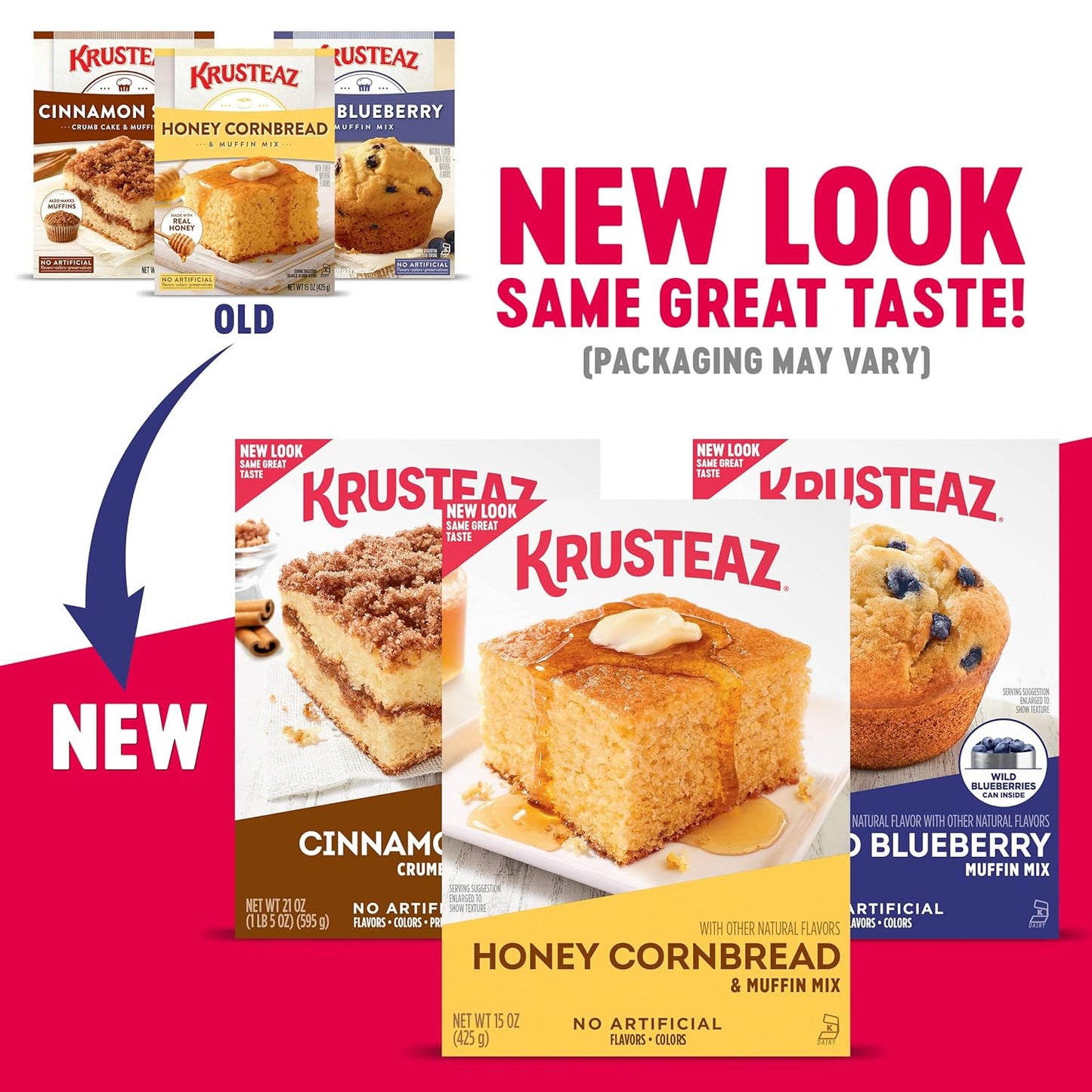 Krusteaz Meyer Lemon Bar Mix – Pantry Backup Dessert for Unexpected Guests, 548-Day Shelf Life