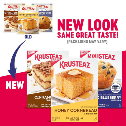 Krusteaz Meyer Lemon Bar Mix – Pantry Backup Dessert for Unexpected Guests, 548-Day Shelf Life