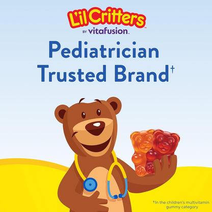 L'il Critters Gummy Vites – Thoughtful Holiday Gift for Parents of Picky Eaters, 190 Gummy Vitamins