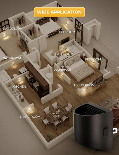 L LOHAS Compact LED Night Light – Side-Plug Profile for Intentional, Less-Is-More Homes
