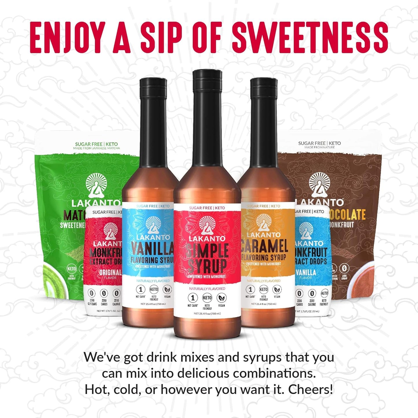 Lakanto Monk Fruit Extract – Sugar Free Gift for Diabetics and Health Conscious Friends, Caramel Flavor