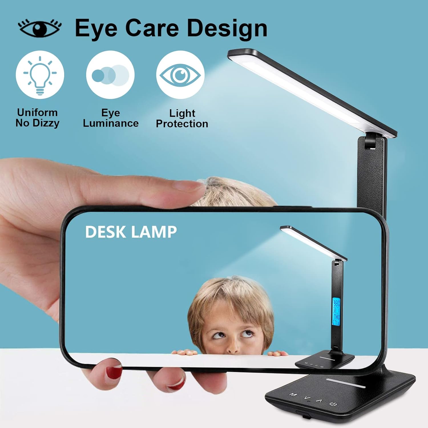 LAOPAO Wireless Charging Lamp for Her – Thoughtful Birthday Gift for Mom, Daughter, or Coworker with Alarm Clock and USB Port