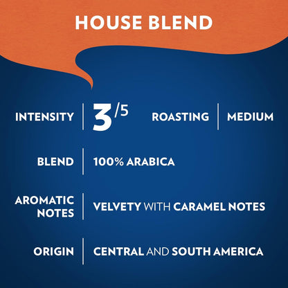 Lavazza House Blend Perfetto Whole Bean Coffee 12oz – High-End Espresso Bar Coffee at Home, Heritage Italian Whole Bean Blend
