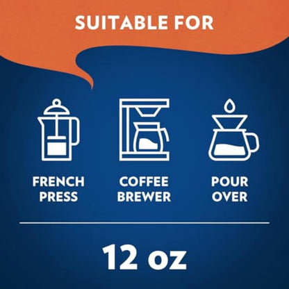 Lavazza Perfetto Ground Coffee – High-End Coffee Bar Addition for the Modern Kitchen, 12oz Bag of Medium Roast Arabica from Central and South America