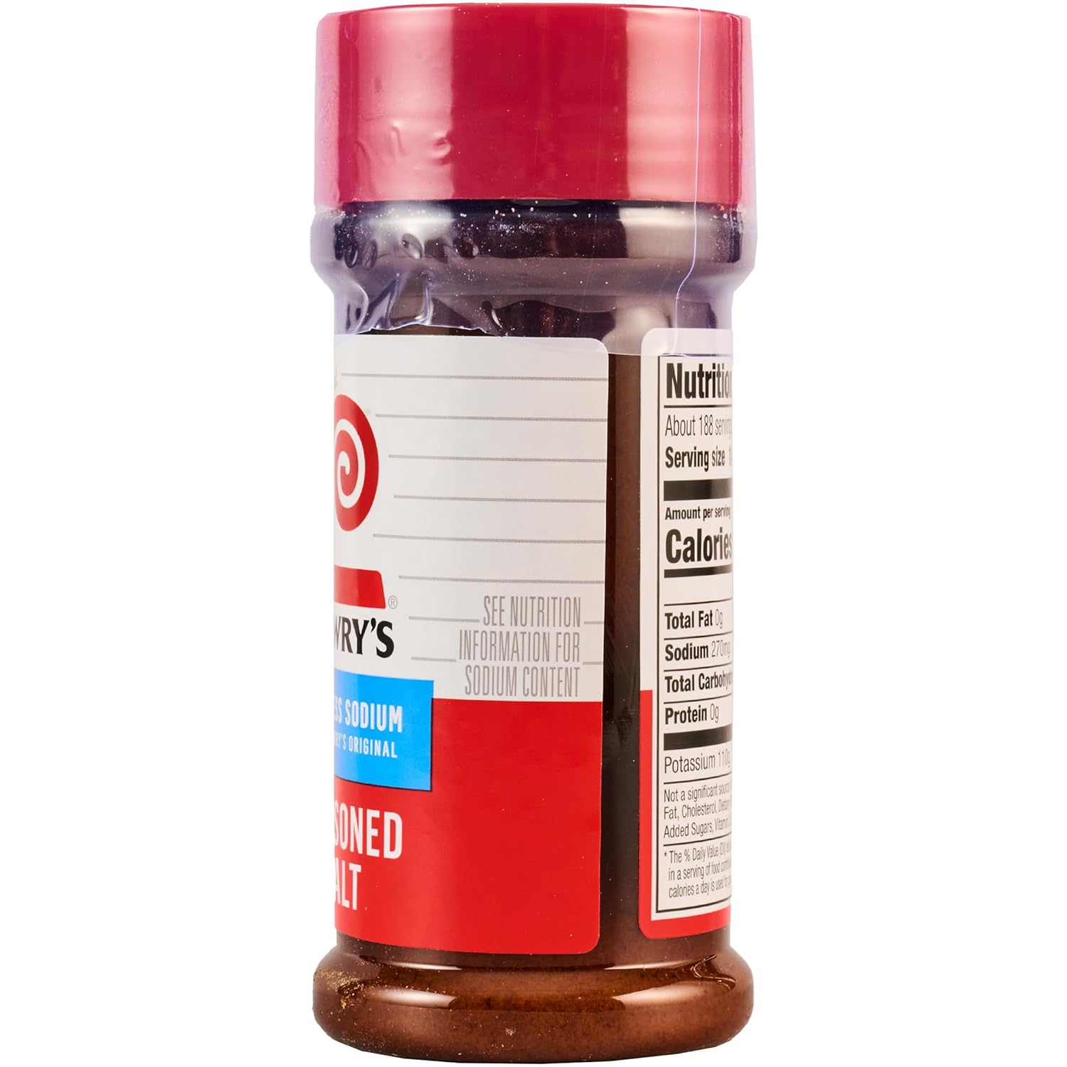 Lawry's 25% Less Sodium Seasoned Salt – Thoughtful Pantry Gift for Health-Conscious Hosts
