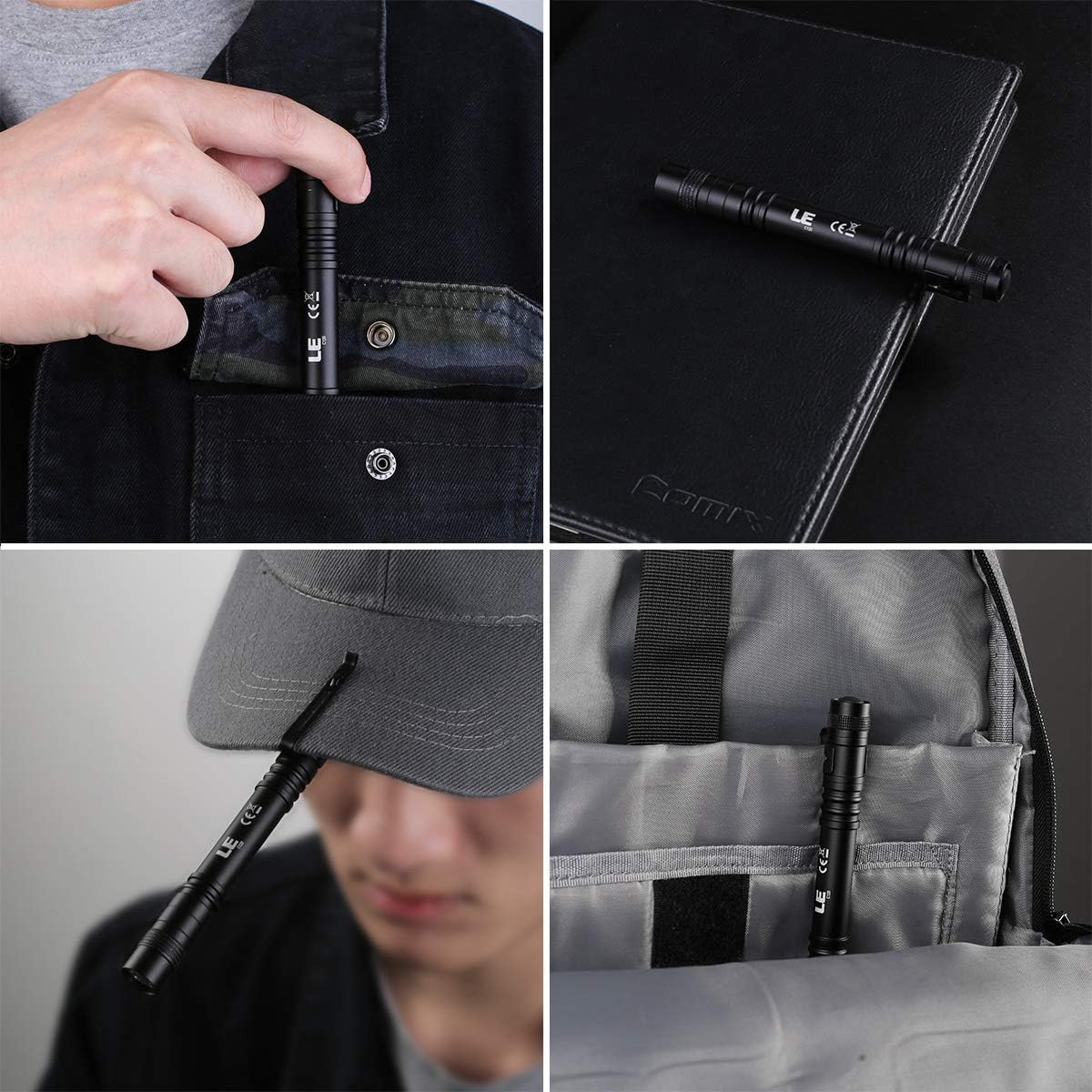 LE Mini Pen Flashlight – Thoughtful Everyday Carry Gift for Nurses, Mechanics and Retirees