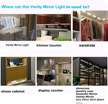 Led Vanity Mirror Lights – Housewarming Gift for Women, Easy Install Vanity Mirror Light Strip