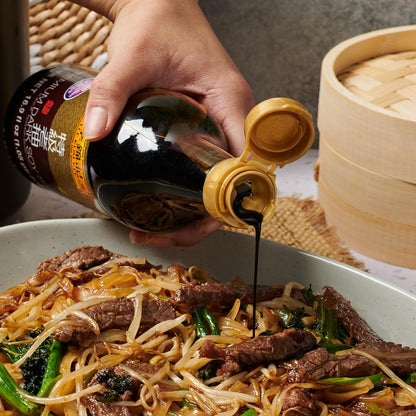 Lee Kum Kee Premium Dark Soy Sauce – Intentional Pantry Staple for Clutter-Free Kitchens, Concentrated Flavor Without the Extra Bottles