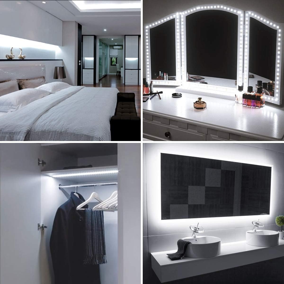 Lepro LED Tape Light – Cool Touch Under Cabinet Light for Family Kitchens, Dimmable 32.8 ft