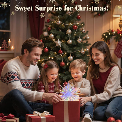 Lewondr Lighted Christmas Tree Topper – Smoke-Free Holiday Decor Alternative to Candles, 30 LED with Auto Shutoff Timer
