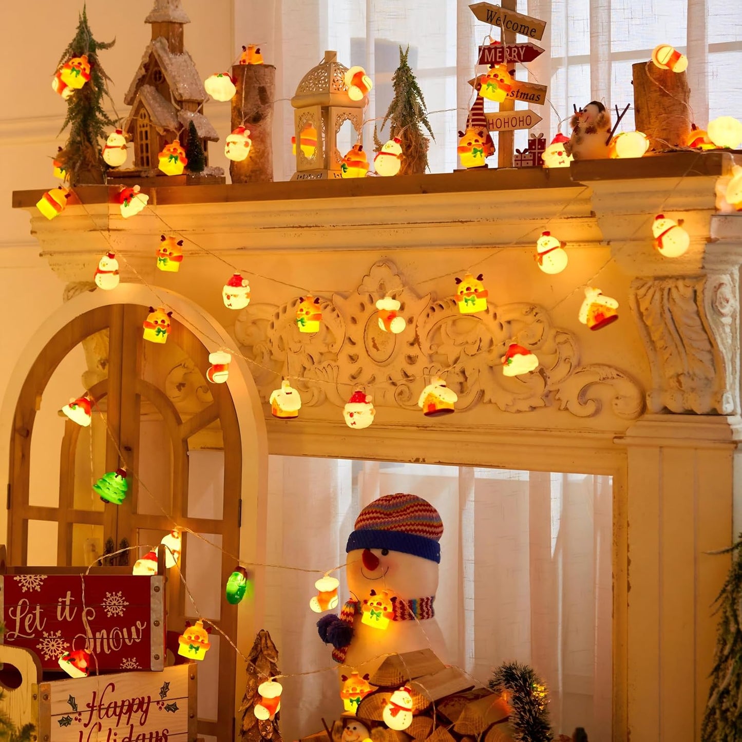 LOLStar Holiday Fairy Lights – Smokeless LED Replacement for Candles, 20 LED Battery Operated with 6 Hour Auto Shutoff