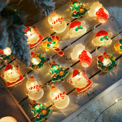 LOLStar Kids Christmas Lights – 20 LED Themed String Lights for Playroom and Bedroom, Auto Timer and Cool to the Touch Design