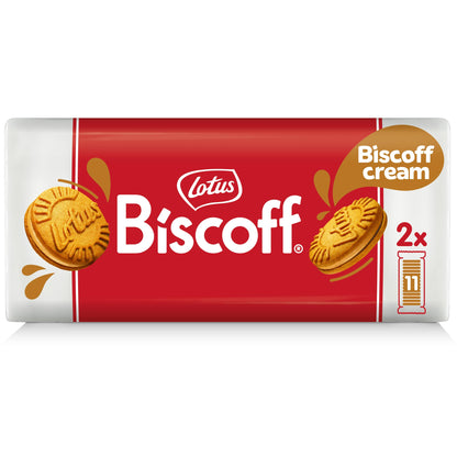 Lotus Biscoff Sandwich Cookies Vanilla – Artisanal Caramelized Cookie Crackers with Smooth Vanilla Filling