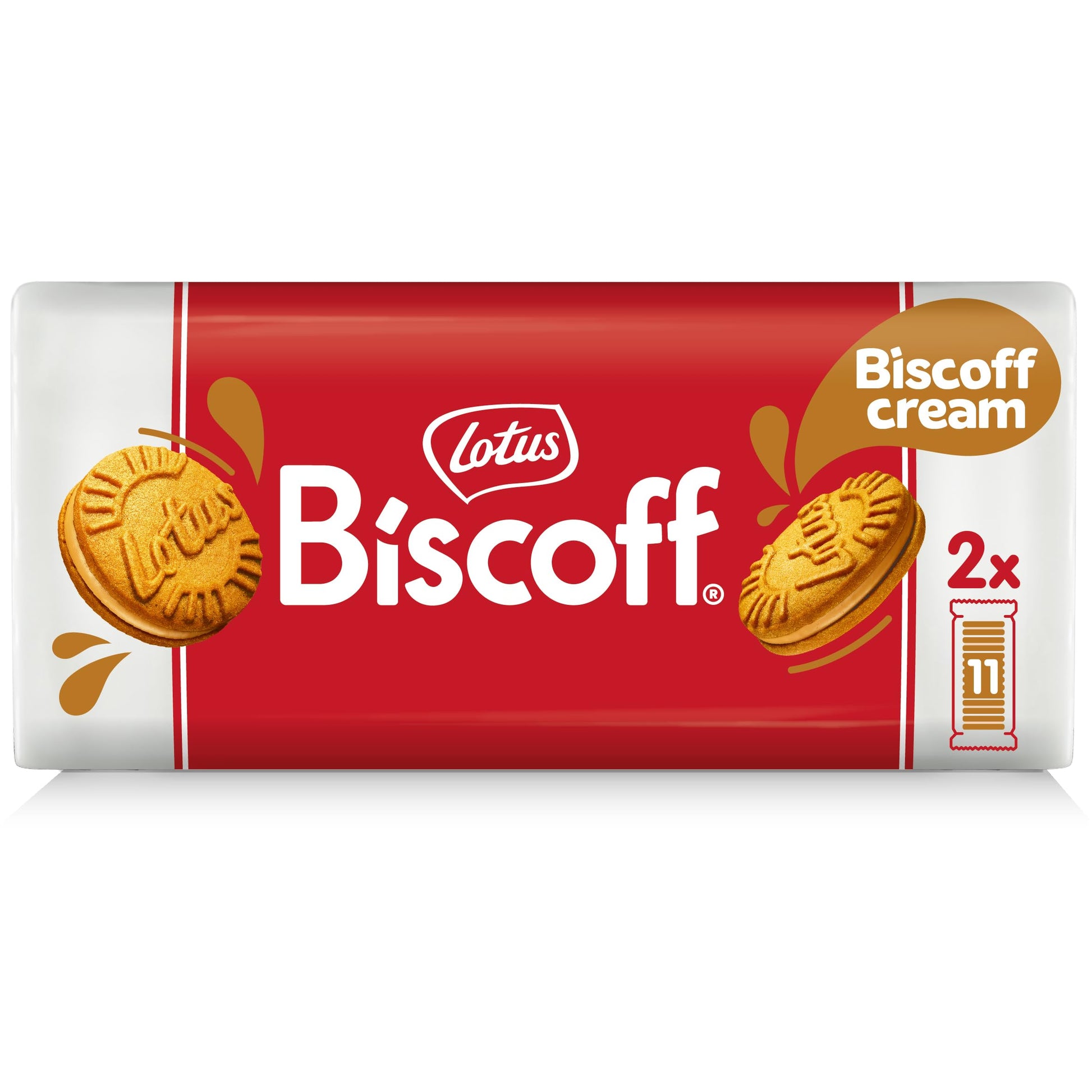 Lotus Biscoff Sandwich Cookies Vanilla – Artisanal Caramelized Cookie Crackers with Smooth Vanilla Filling
