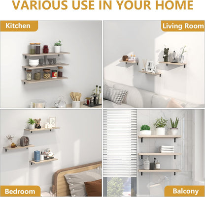 LSK Minimalist Corner Brackets for Intentional Home Styling — Flush Mount, No Visible Hardware, 5"