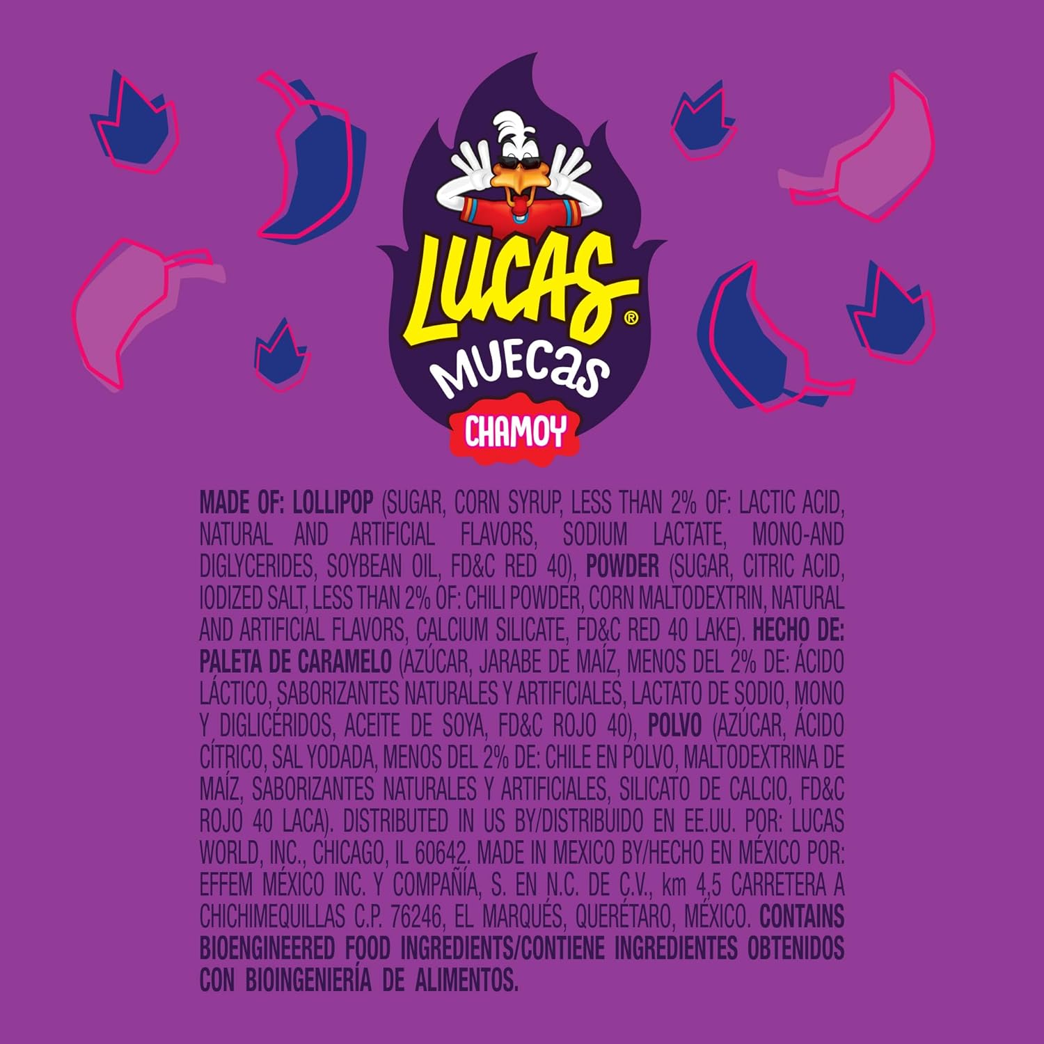 Lucas Muecas Chamoy Lollipops – Individually Wrapped Kids Party Favors for Piñata Fillers and Goody Bags