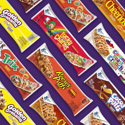 Lucky Charms Marshmallow Snack Bars – On-the-Go Breakfast for Hectic Mornings and Car Rides to Work, 16 ct