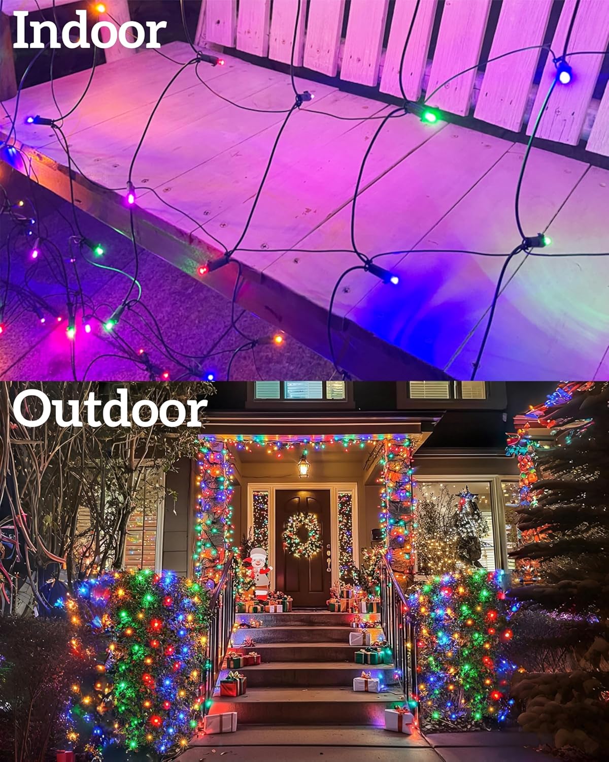 LumEver Connectable Christmas Net Lights Housewarming Gift for Holiday DIY Enthusiasts