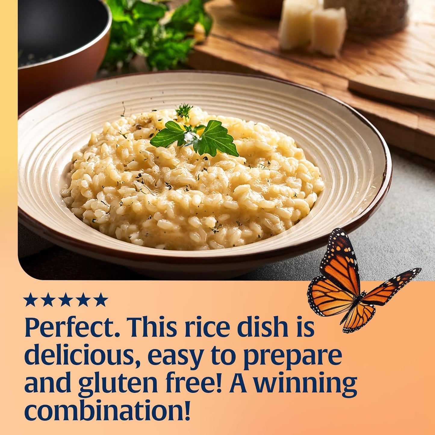 Lundberg Parmesan Risotto - Uncluttered Pantry Staple for Effortless Weeknight Dinner Prep
