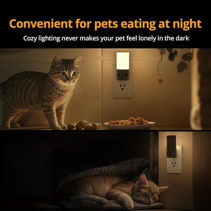 Lyridz Dimmable LED Night Light – Stepless Brightness Control for Sleep Friendly Bath Time and Evening Self Care, 2 Pack