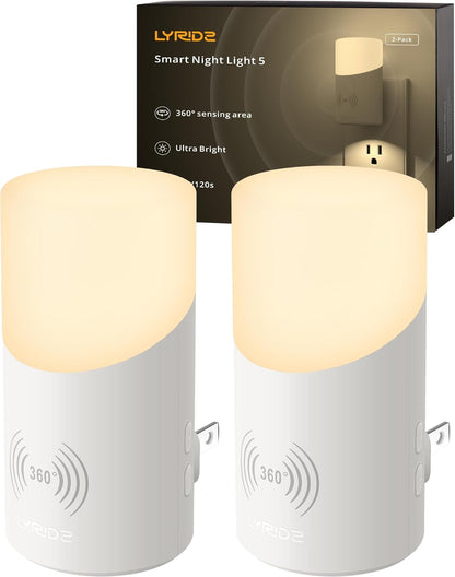 Lyridz Less is More Motion Lamp – Neutral 2700K Warm White in a 45x65x92mm Body for Minimalist Apartments