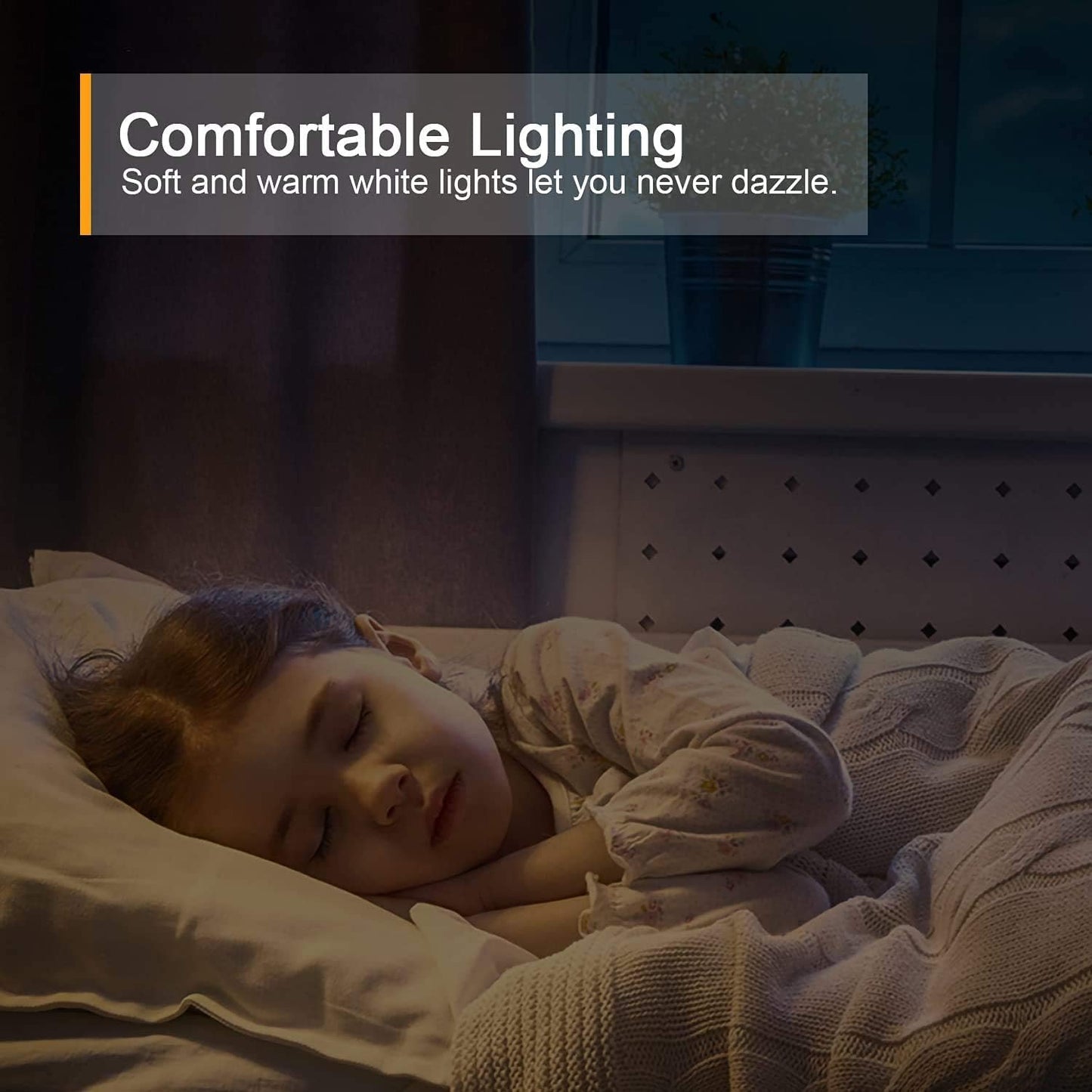 Lyridz Motion Sensor Night Light Set, Practical Birthday Gift for Mom Grandma and Elderly Parents Who Want Safe Nighttime Lighting