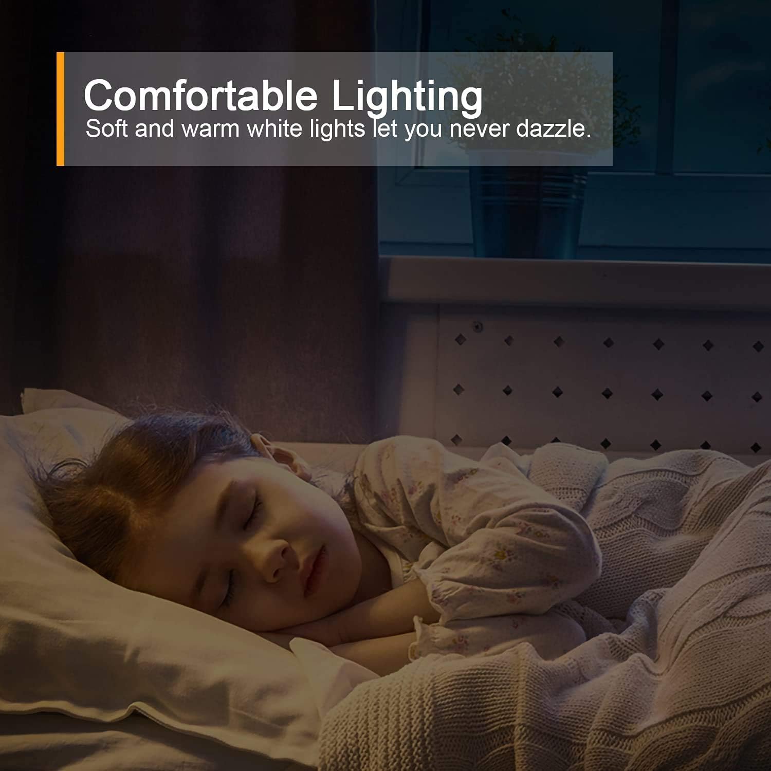 Lyridz Motion Sensor Night Light Set, Practical Birthday Gift for Mom Grandma and Elderly Parents Who Want Safe Nighttime Lighting