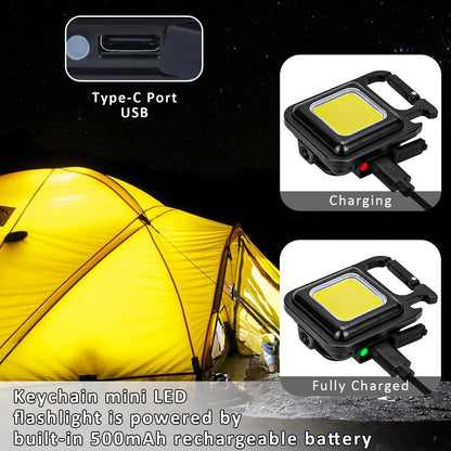 MAKDAK Magnetic Rechargeable Flashlight – Task Light for Garage, Workshop, and Basement Projects