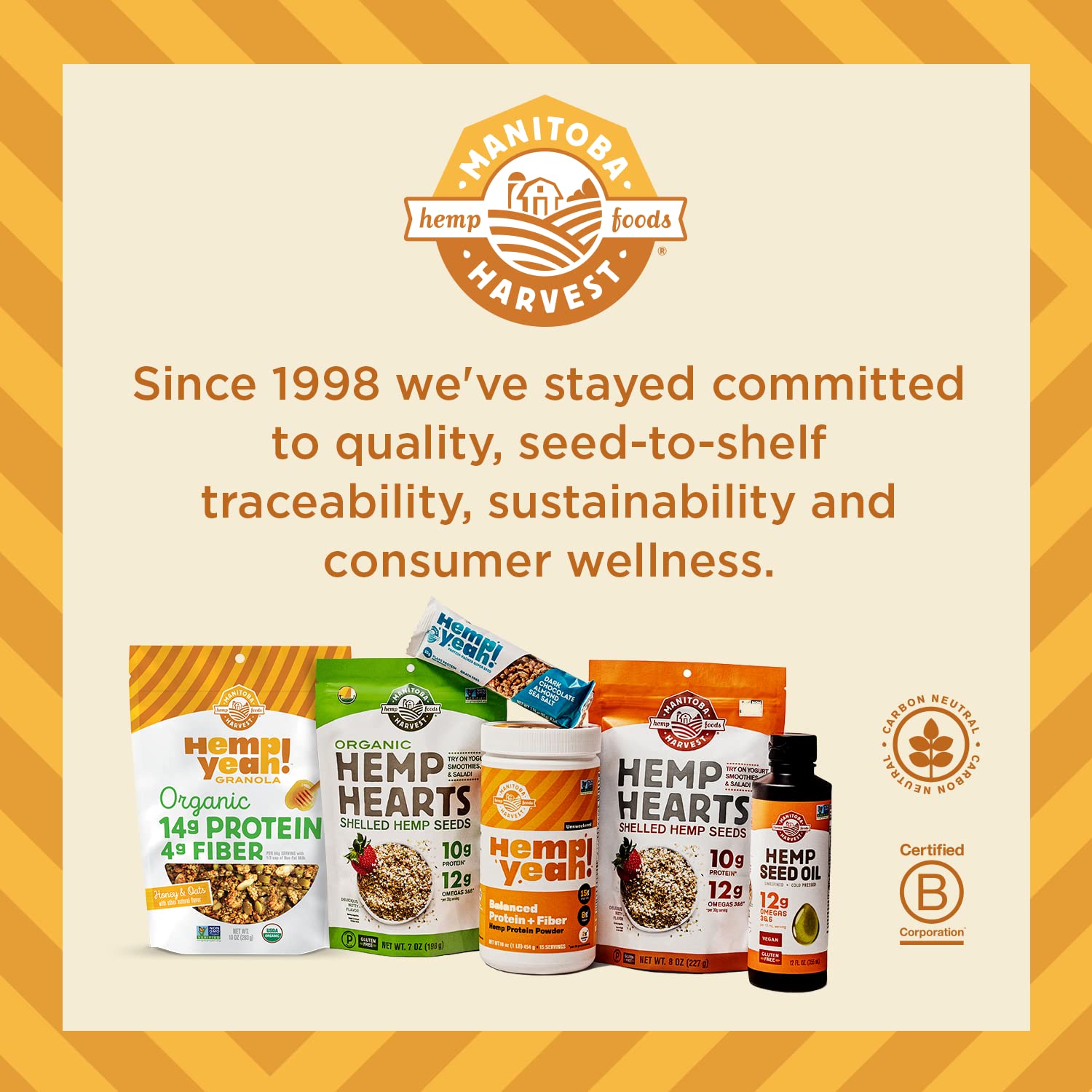 Manitoba Harvest Hemp Yeah Granola – Quick Sustained-Energy Bites for Commuter Tote and Office Pantry