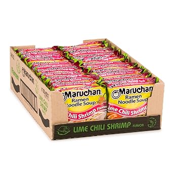 Maruchan Ramen Chicken, Instant Ramen Noodles Minimal-Ingredient Dinner, No Fridge Needed Ready to Eat Meals for Clutter-Free Kitchens (24 Count)