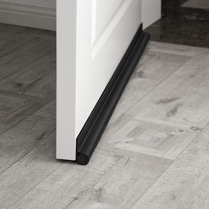 MAXTID Door Draft Stopper 36 Inch Black Adjustable Door Draft Blocker Under Door Seal for Quieter Home Retreat