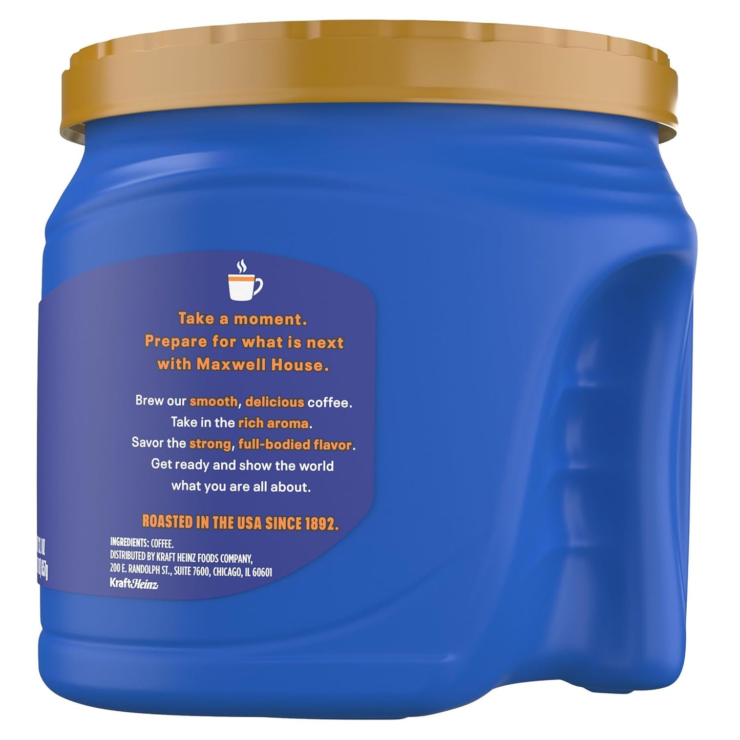 Maxwell House 100% Colombian Coffee 23.1oz Resealable Canister – Simple Daily Drip for Intentional Kitchens