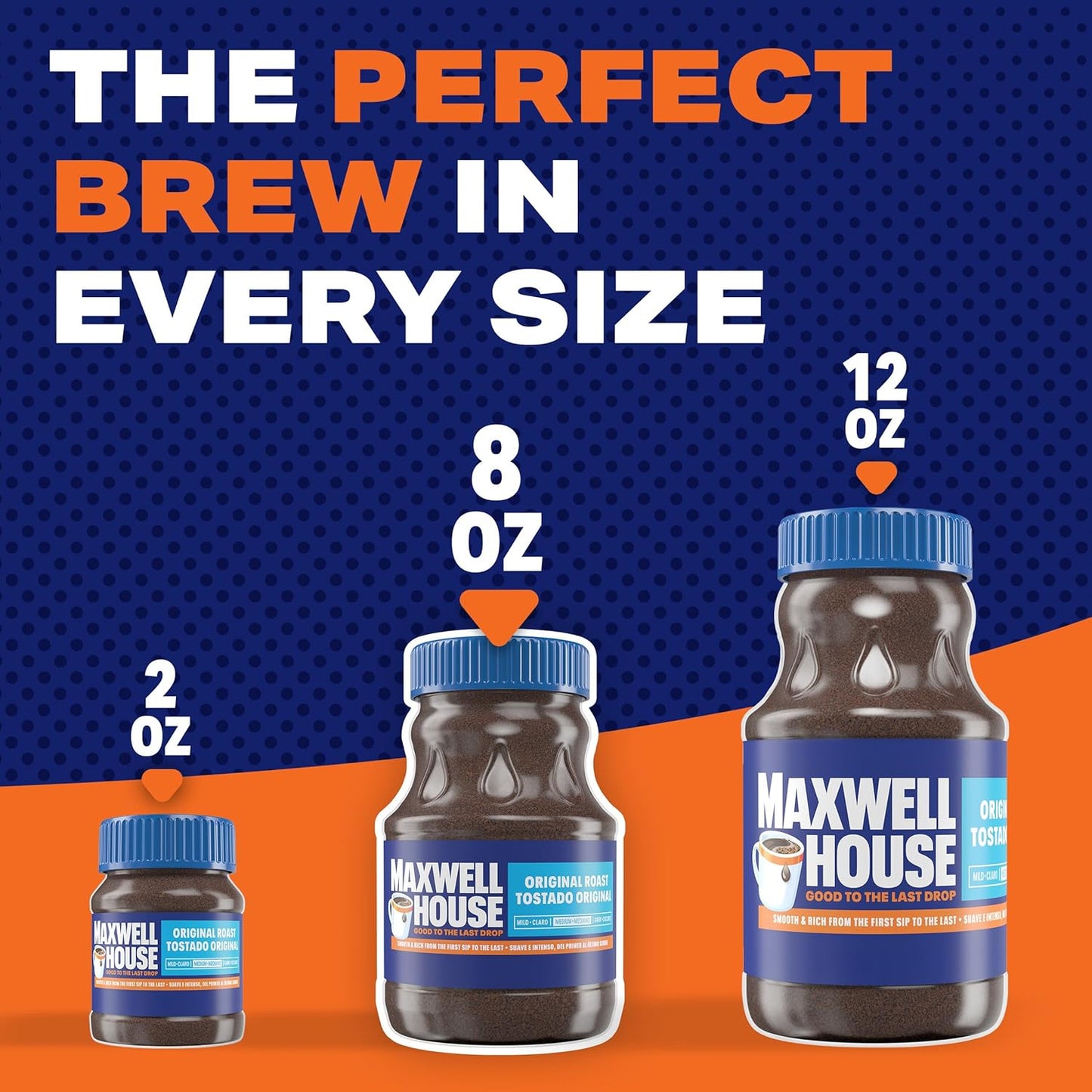 Maxwell House Breakfast Blend Mild Roast Ground Coffee, 38.8 oz Canister – Smooth Mild Cup for Relaxed Weekend Pour-Over