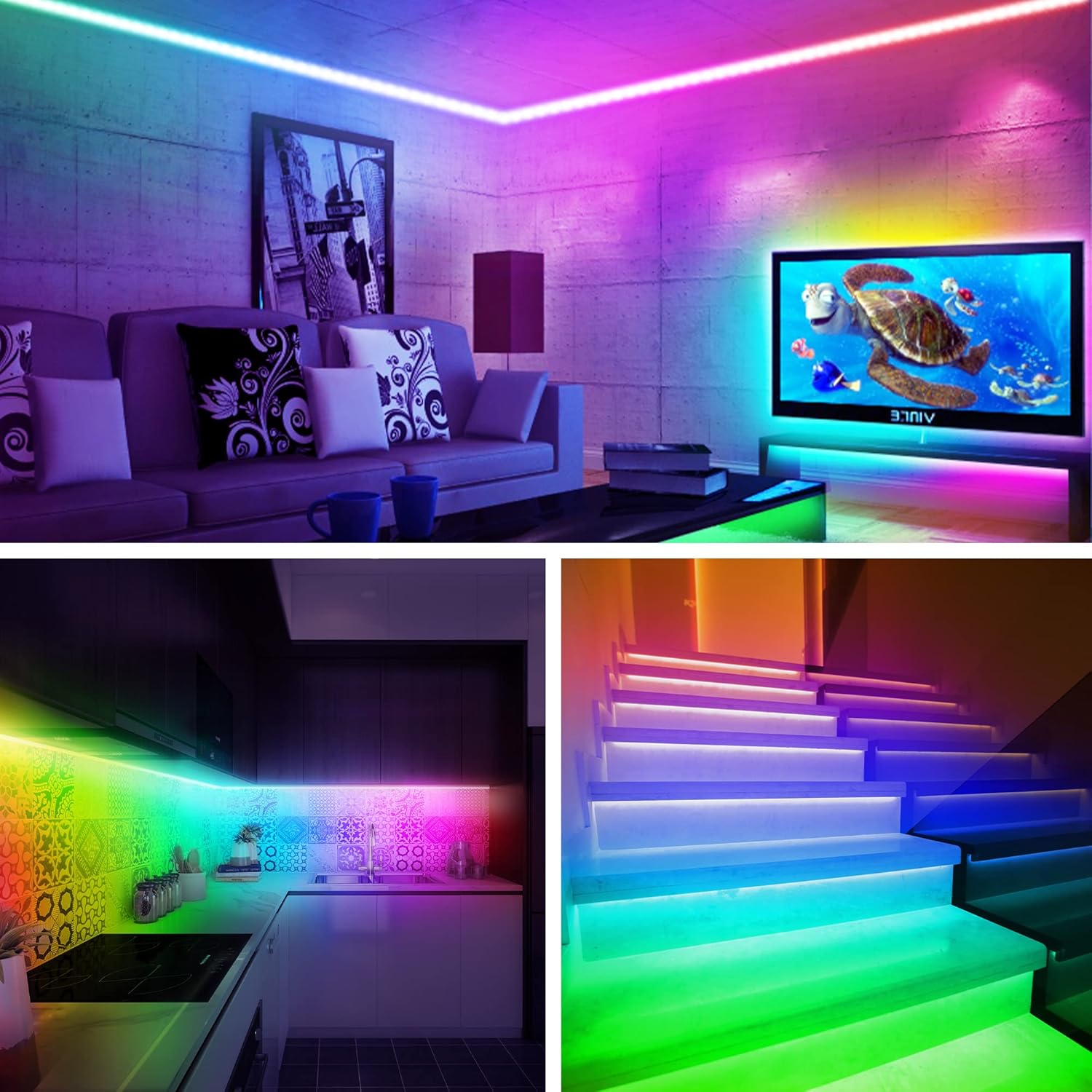 maylit ICRGB TV Light Strip – Cool Tech Gift for Men Who Love Movies, Gaming, and Smart Home