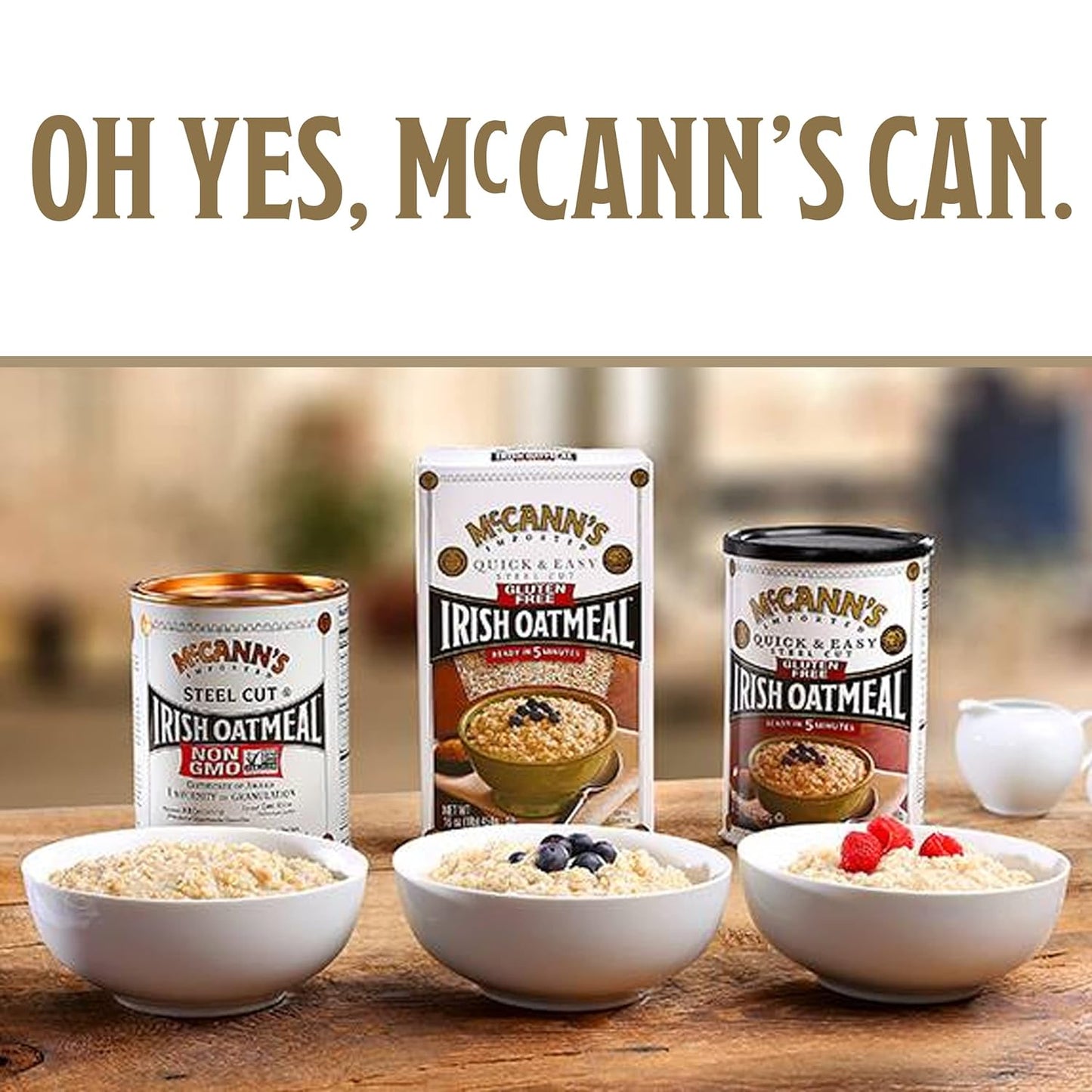 McCann's Instant Irish Oatmeal — Housewarming Gift for New Homeowners, Pantry Essential Box